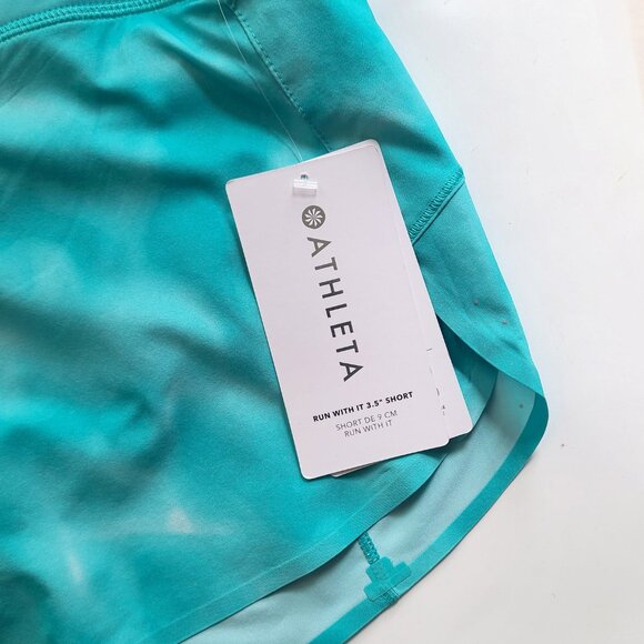 NWT Athleta Run with It 3.5" Athletic Training Running Shorts Women's Large - Picture 8 of 9